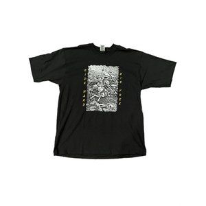 Vintage Rare Ride Hard Die Free Motorcycle Biker Shirt XL Harley